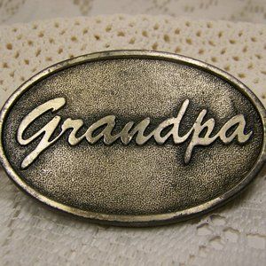 Grandpa Belt Buckle Capt Hawks Sky Patrol USA